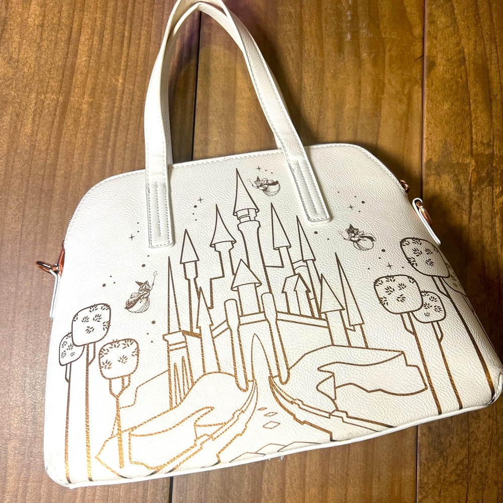 Loungefly Sleeping Beauty Castle Satchel Purse